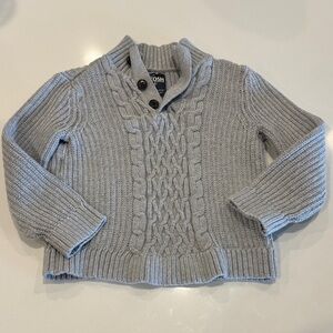 OshKosh BGosh Gray Cable Knit Sweater Kids